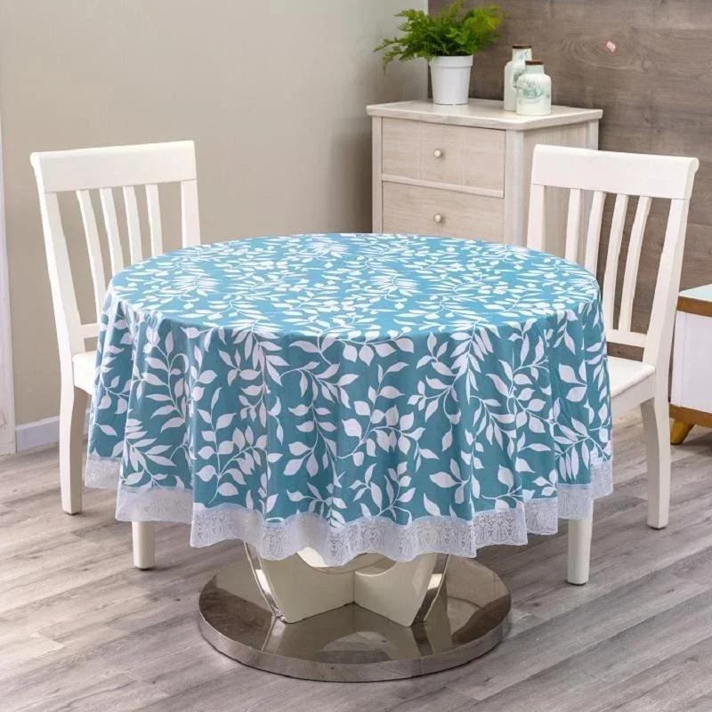Pastoral Style Thick PVC Plastic Pad Household Waterproof Scald Oil Resistant Tablecloth Dining Table Insulation Mat