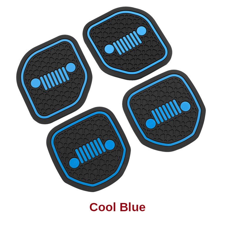 Car Interior Accessories for Jeep New JL Wrangler Water Coaster Special Slot Non-slip Water Cup Mat AMP1