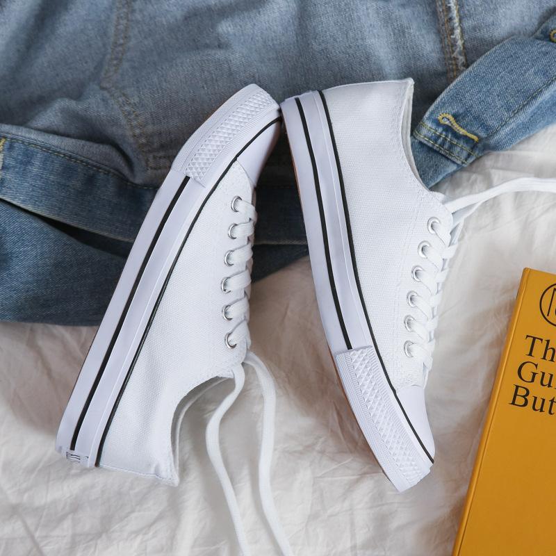 Spring New Low-top Canvas Shoes Men's Trend Men's and Women's Couples Board Shoes Student Shoes Lightweight Breathable Work Shoes
