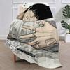 Manta de felpa Anime Yoichi Nagumo Sakamoto Days Alfombra de sofá para siesta para Sala de estar Cálida Oficina Dormitorio Cumpleaños Hogar Viaje Regalos para Niños