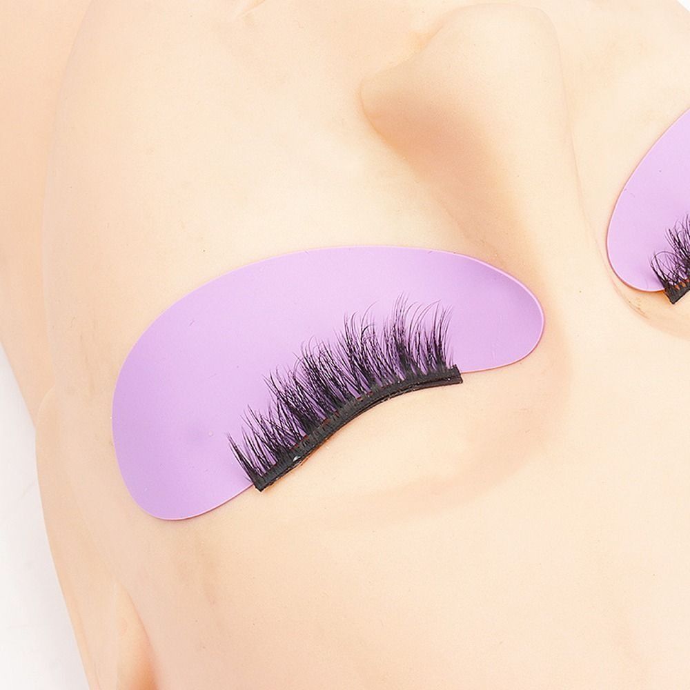 Hydrogel Patches Makeup Tools Reusable Silicone Eyelash Curler Strip Eyelash Extension Pads  Women