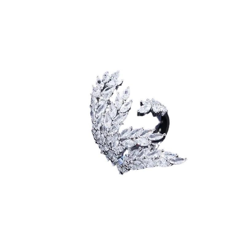 SCIONE New Olive Branch Ring Colorfast Forefinger Ring Fashion Opening Adjustable Ring