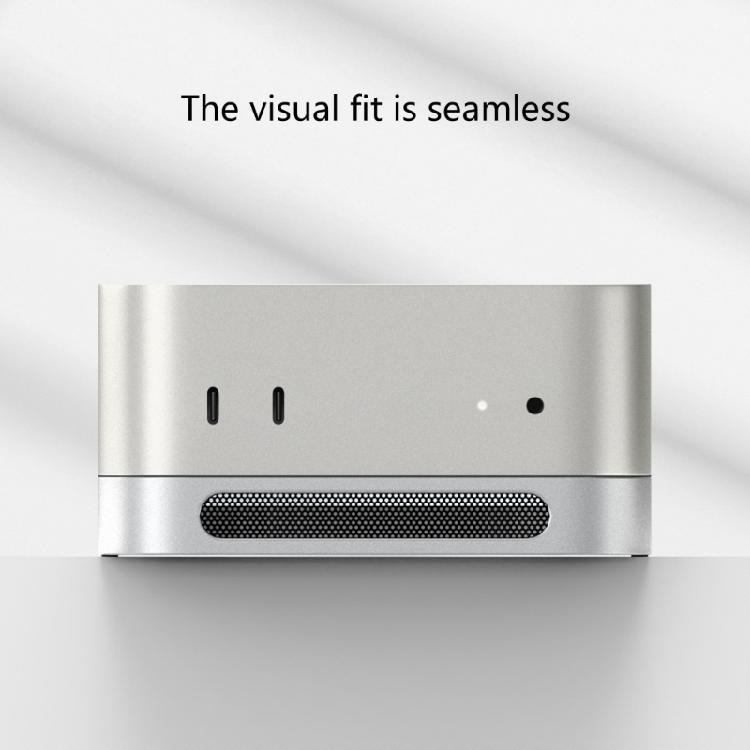 High Performances Aluminum Heat Sink Base With 2 Airflows Channel for Macmini Studio Use