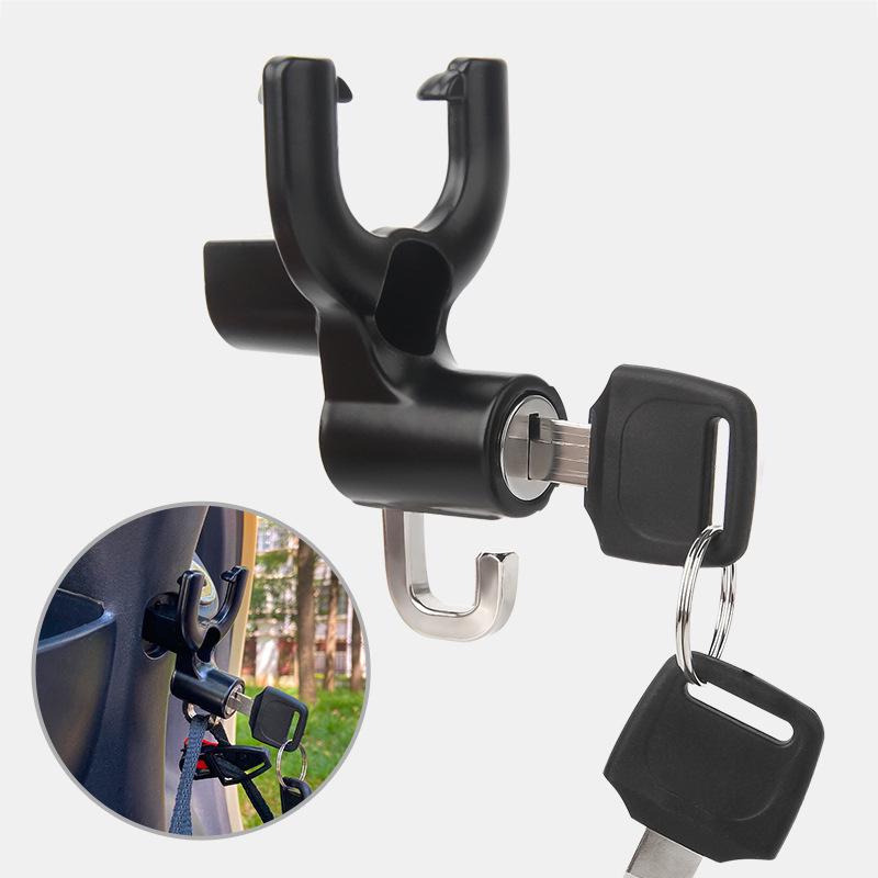 Elektrofahrzeug Frontmontierter Multifunktionaler Diebstahlsicherer Helm-/Batterie-Schlosshaken