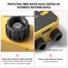 Graffiti Solar-Powered Smart WiFi Water Valve Control for Automatic Four-Way Irrigation and Remote Flower Watering Timer