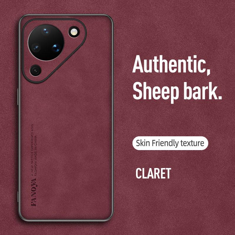 Luxury Business Man Phone Case for Huawei Pura 90 Pro Max / 90 Pro / 90 Sheepskin Leather All-inclusive Shockproof Back Cover