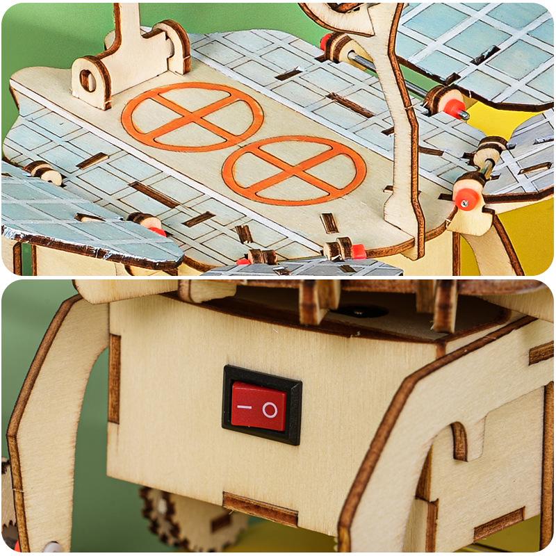 Zhurong Mars Rover DIY Space Model Kit for Kids - Assembly & Educational Tool