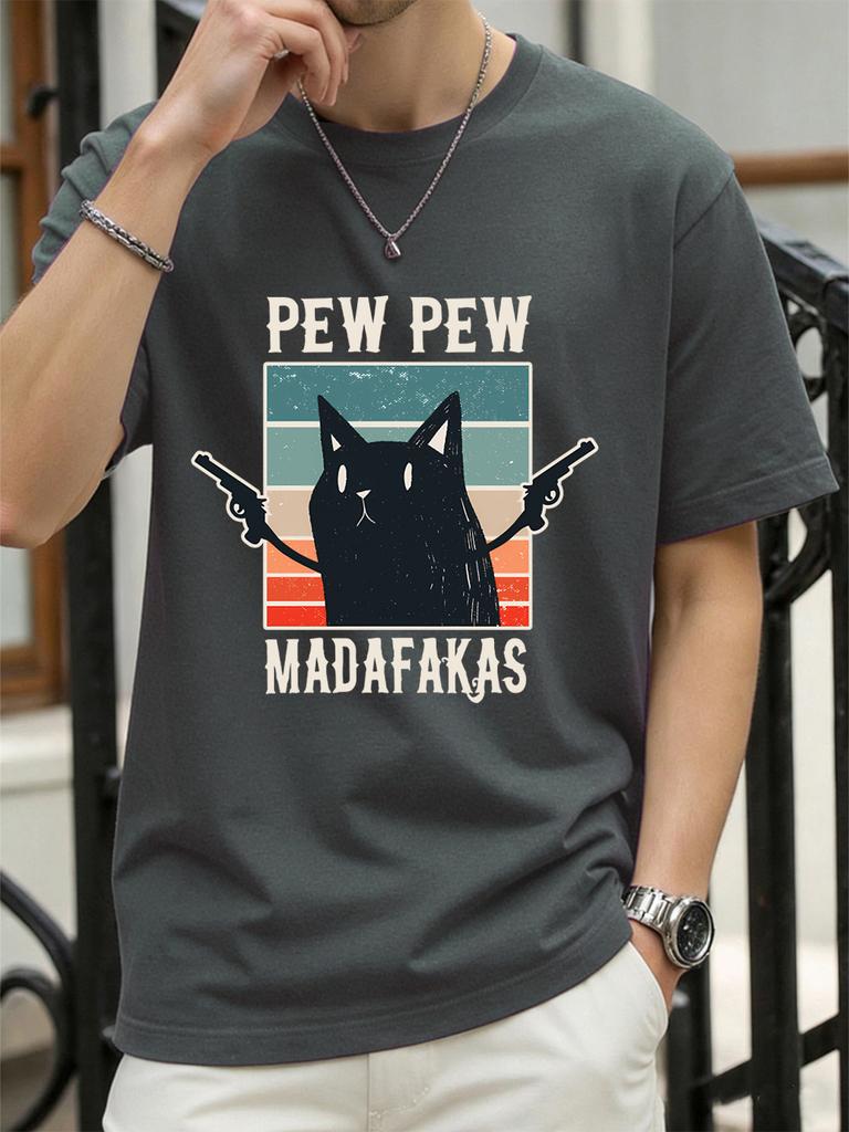 Pew Pew Madafaks Cute Funny Printing TShirt Women Cotton Summer Short Sleeve Comfortable Soft ONeck Tops Street Womans Clothes