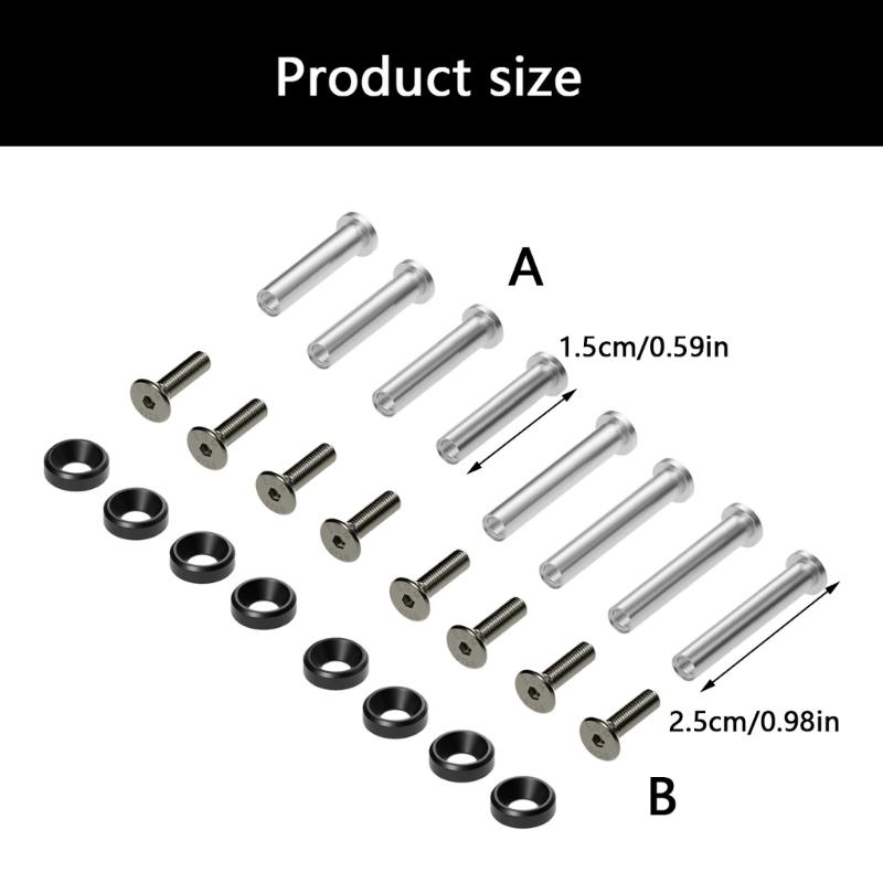 High Strength PC Cooling Fan Screws Universal Compatibility Toolless Installation for DIY Enthusiasts