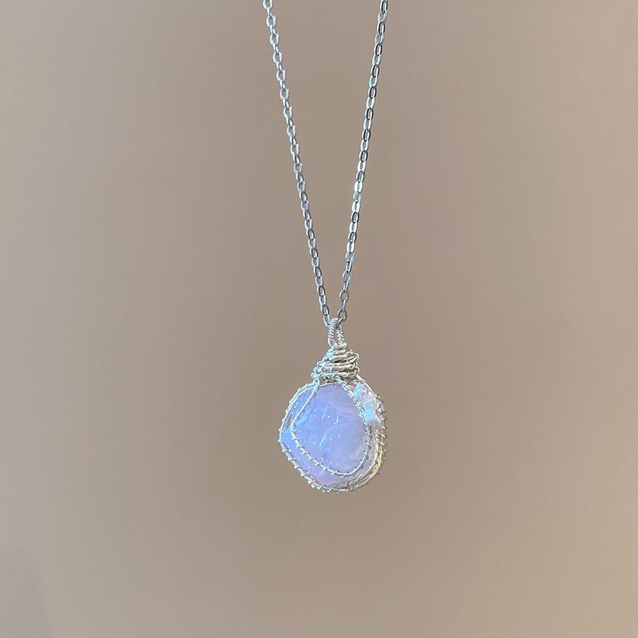 Goldbarren Bohnen Halskette - Edelstahl, Nischendesign, Schlichte Schlüsselbeinkette, Vielseitiger Modeschmuck