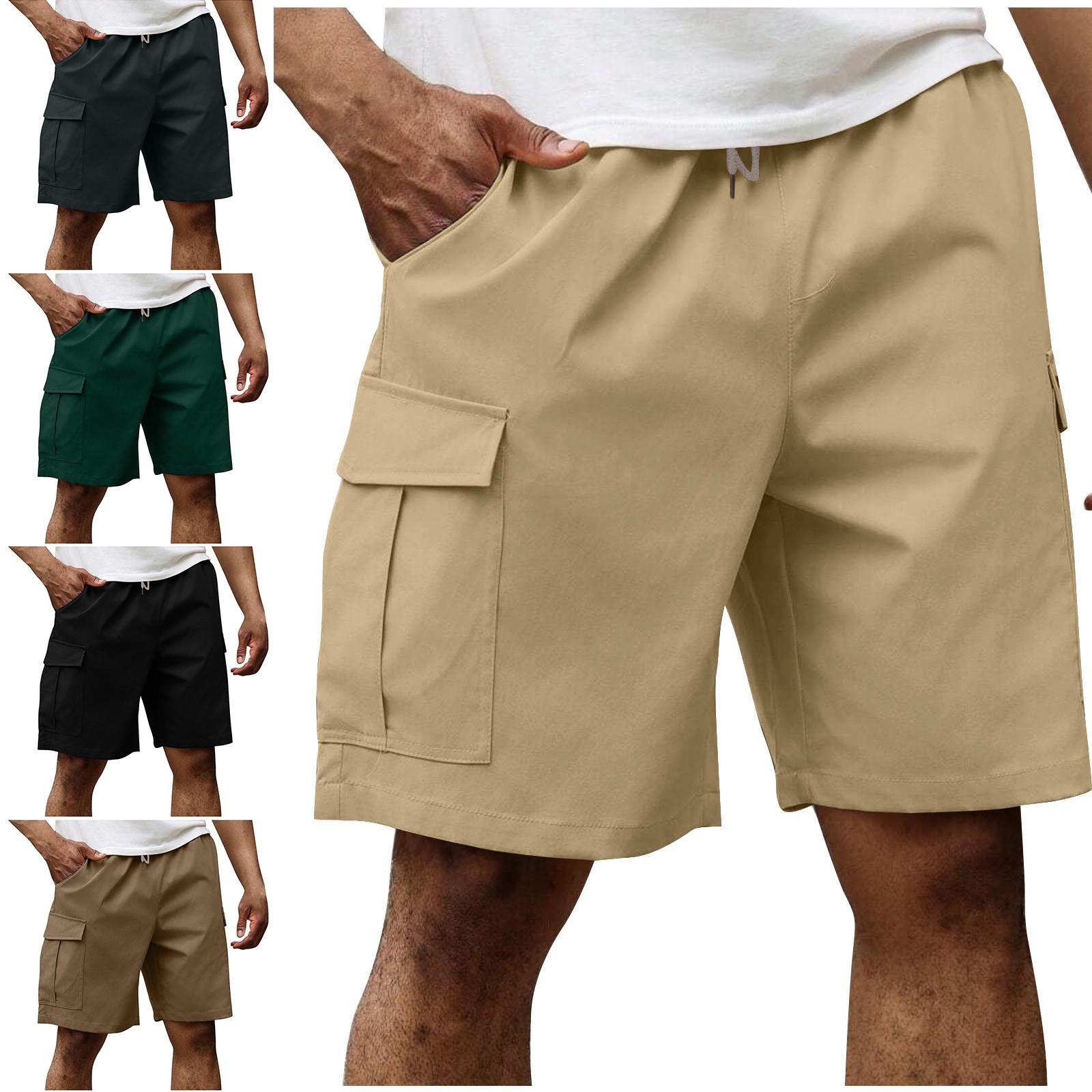 

Men s Thin Wear Quick-drying Trend Overalls Five-minute Sports Casual Shorts L