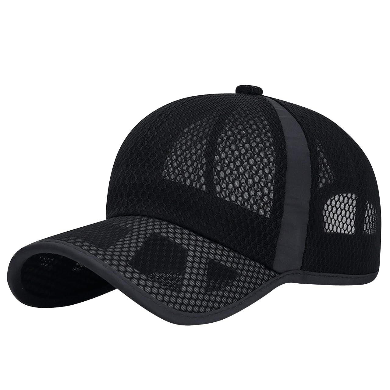 

Mesh CZ024 [White Fang] Hat, Sports, Simple, Cap, Stylish, Cool, Men s, Women s, (Black)
