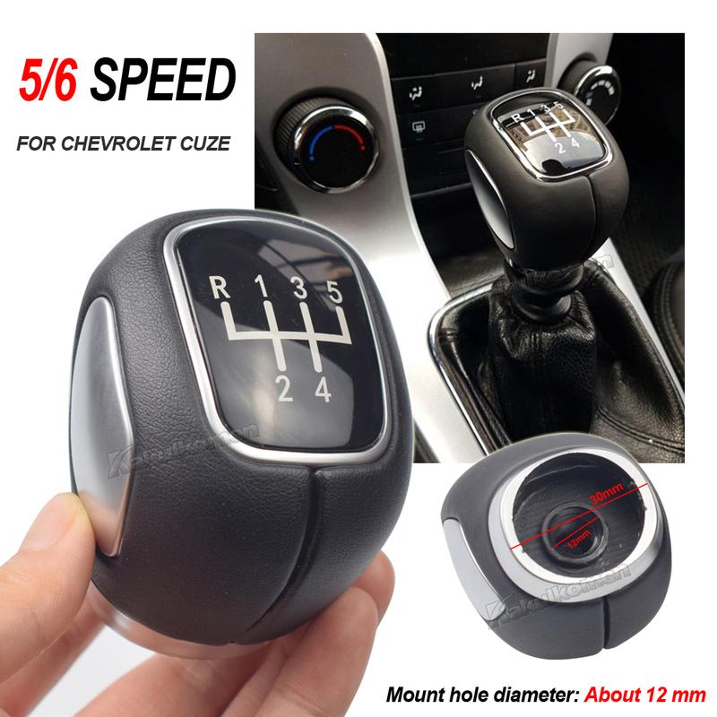 For Chevrolet Chevy Cruze 2009-2015 Car 5/6 Speed Manual Transmission Gear Shift Knob Lever HeadBall For Mitsubishi Outlander