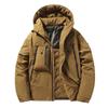 Men Women Winter Warm Hooded Outdoor Jacket With Graphene Insulation Windproof Waterproof Breathable Hiking Camping