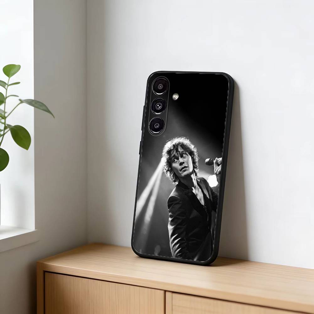 V-Ville Valo Finnish vocalist Phone Case For Samsung Galaxy A20,21s,22,31,32,52,53,72,73,80,91 Soft Black Shell