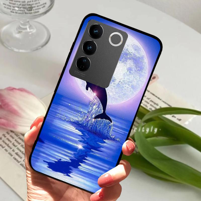 For Vivo V2230 V27 Pro 5G Case Popular Animal Cool Soft Back Protective Cover For Vivo V2237 V27e VivoV27 V 27 E Phone Bag Case