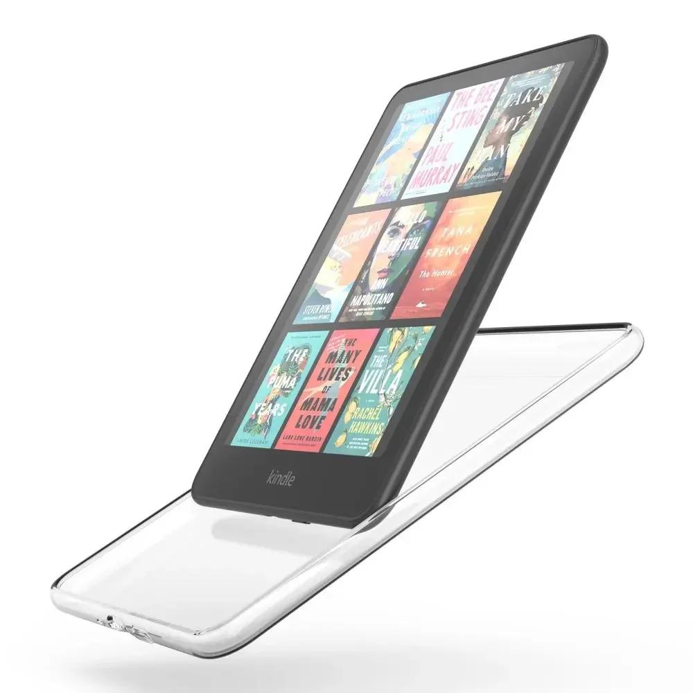 Transparent 7 inch eReader Case TPU Back Cover for Kindle Paperwhite 12th Gen/Colorsoft Signature Edition (2026 Release)