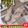 2025 summer new leather soft-soled bag head Roman sandals Mary women's shoes with skirts and pants look good and light