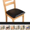 Elastic Three-proof PU Technology Cloth Chair Cover, Button-type Dust Chair Cover, Thickened Imitation Leather Seat Cover