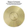 Rotatable Feng Shui Compass Rustproof Retro Style Chinese Tai Chi Bagua Brass Compass Desktop Decoration