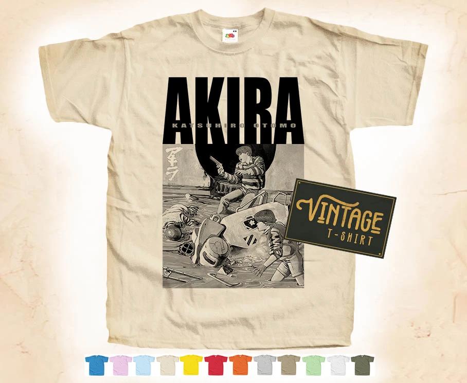 Black Print AKIRA vol 1 T SHIRT TEE Vintage Poster Natural 12 Colors 2XL