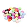 Colorful Acrylic Heart Beads for DIY Bracelets, Necklaces, and Phone Cases