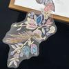 Mesh Lace Sequined Beads Embroidered Flower Cloth Sticker Chinese Hanfu Cheongsam Sweater Decorative Patch Sticker