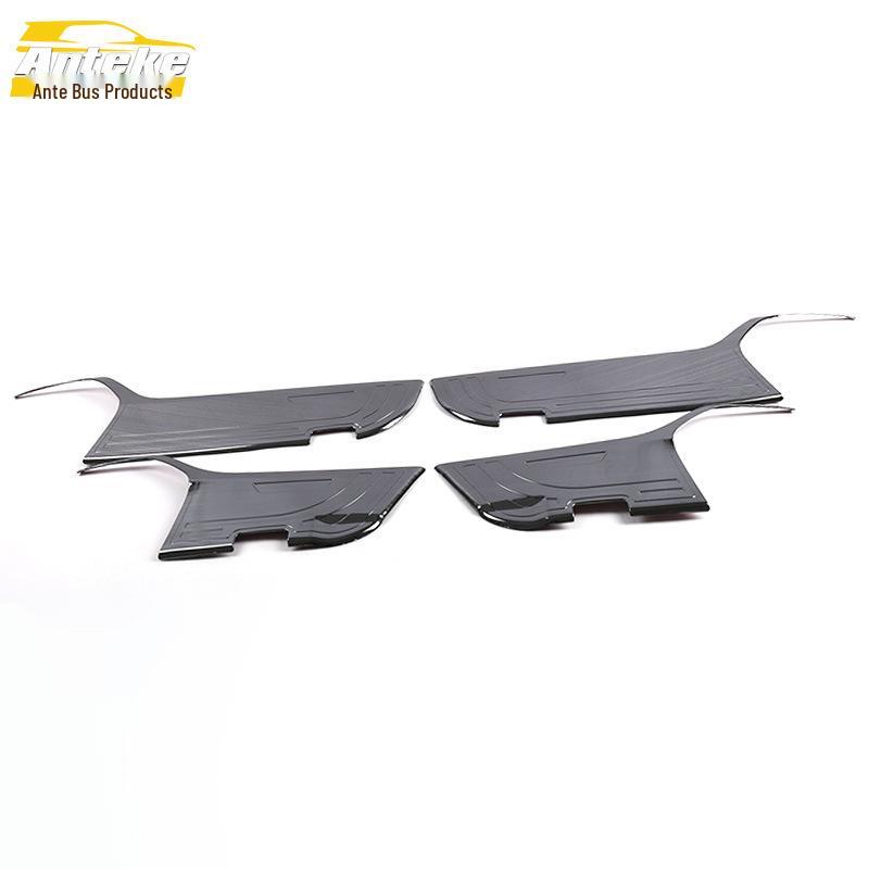 Land Cruiser Stainless Steel Anti-Kick Sequin Armrest Box Decorative Stickers