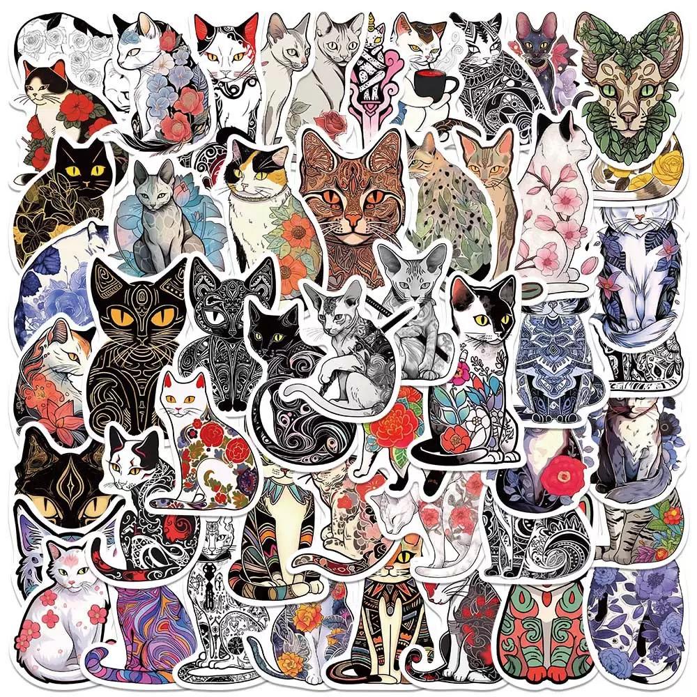10/50/100pcs Mixed Adorable Humorous Zoo Wild Animals Stickers Aesthetic Designed For Children Toy DIY Skateboard Laptop Phone Car Decals Sticker