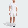 Adidas 2023 Grand Slam Tennis Series Aeroready Freelift Pro Polo With Emblem Logo Men Tops White IA7099