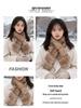Korean Style Double-Sided Faux Mink Fur Scarf: Women's Thick Warm Neck Warmer for Autumn/Winter - Versatile & High-End Feel