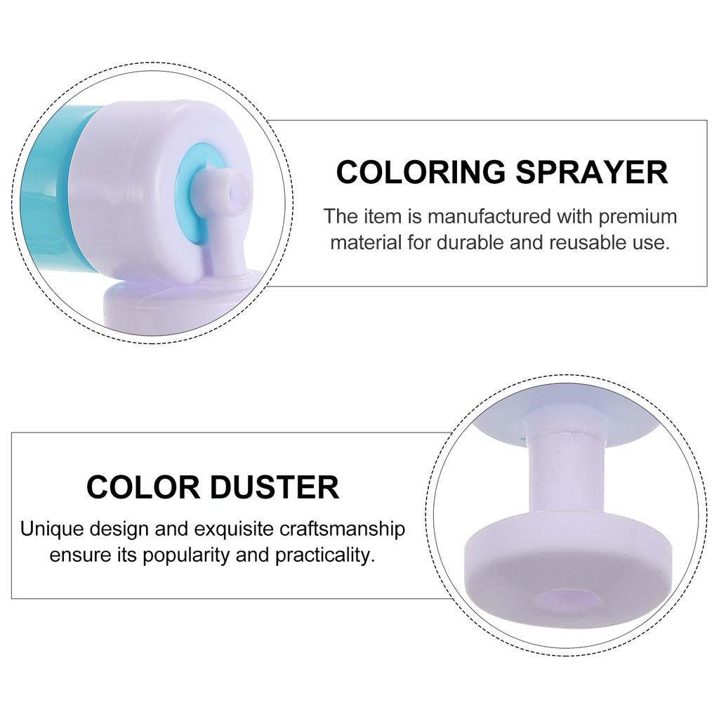 1Set Cake Coloring Sprayer Premium Manual Airbrush for Baking Decoration Fast Efficient Duster Tool Portable Cake Decorating