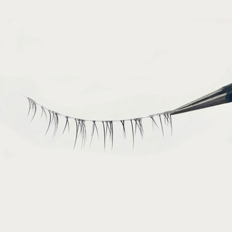 5 пар ресниц Натуральные нижние ресницы Накладные ресницы Ручная работа Прозрачная лента — фото 4