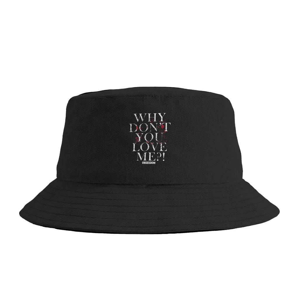 Obsession Movie Bucket Hat Harajuku Fisherman Caps Personality Hunting Visor Hats For Unisex Casual Printed Cap