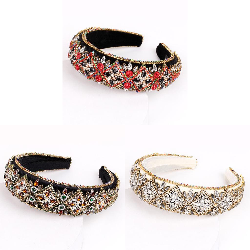 Diadema Barocco Vintage in Cristallo con Design Artigianale per Acconciature Eleganti