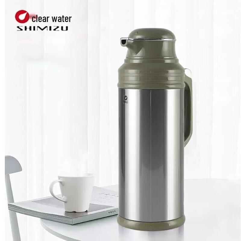 Qingshui 2L Stainless Steel Vacuum Flask with Glass Liner