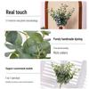 Aranjament Floral Artificial Verde Eucalipt Frunză de Bani pentru Decor Acasă
