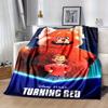 1 Stück, Disney Rot wie die Pubertät Roter Panda mit Mädchen Perfekt für Heimdeko, Sofadecke, Outdoor-Decke, Geschenk, Flanell-Überwurf