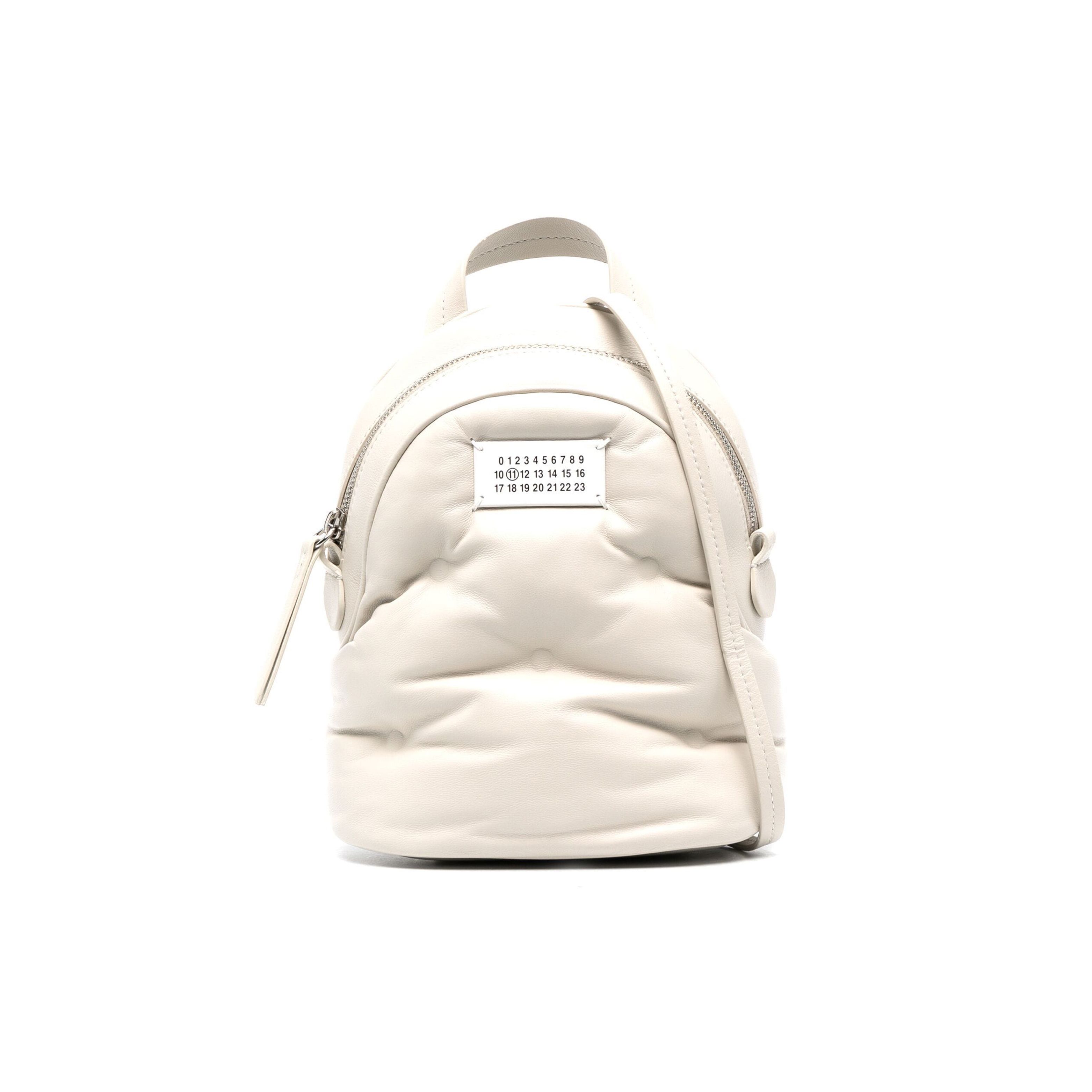 

Maison Margiela Glam Slam Polished Metal Accessories Calfskin Crossbody Shoulder Bag Women bags Off-White S56WA0014P4300T8050 Basic Set (Bag+Dust Bag)