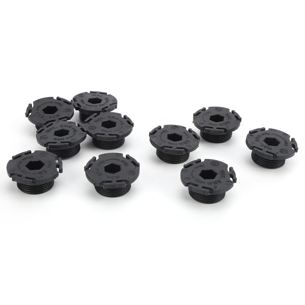 10pcs Engine Oil Drain Plug ABS 11137605018 Fit for 1 series F20 07 2010‑02 2015