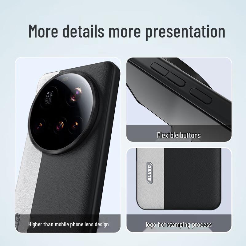 Husă de telefon Xiaomi 15 Ultra din piele vegană magnetică