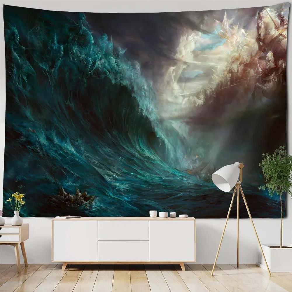 

Декоративный гобелен «Звездное небо, вселенная», украшение для дома, офис, гостиная, гобелен 100x75cm