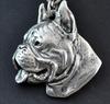 Boxer, German Boxer I - Dog Necklace In Gift Box, Silver-plated Locket for Dog Fan, Striking Pendant by Art-Dog Brand