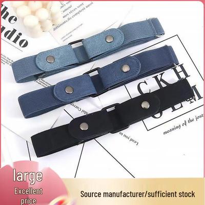 Universal Seamless Stretch Belt - Invisible, Elastic, No-Punch Design for Men and Women