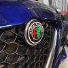 Alfa Romeo Giulia Stelvio Carbon Fiber Front & Rear Logos