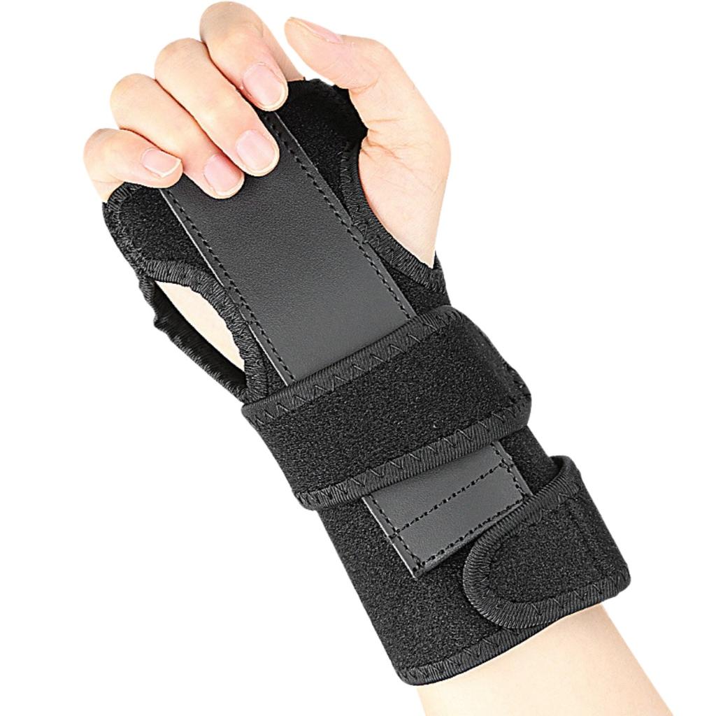 Adjustable Sports Wrist Support Brace With Removable Aluminum Plate Wrist Stabilizing Protector Compression Strap Palm Support