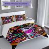 3pcs UFO Robo Grendizer3 pattern bedding set duvet cover set includes duvet cover &pillowcases, perfect all season bedroom decoration & gift