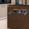 Plastic Suction Cup Garbage Bag Holder Wall Mounted Foldable Garbage Shelf  Cabinet Door