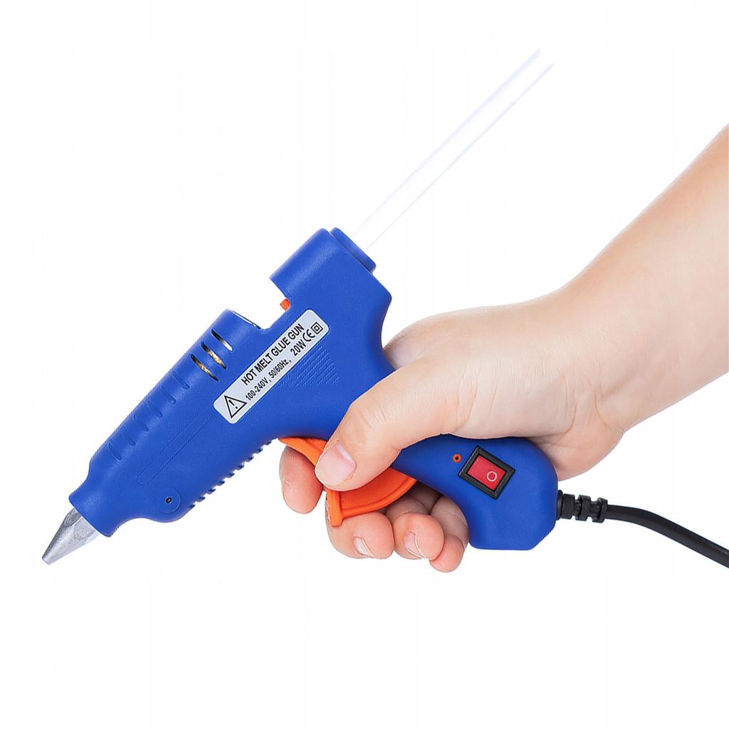 Rosfix Pistolet Do Kleju Na Gorąco MiniStick 20W – Lekki I Poręczny | Wkłady 7 Mm | Idealny Dla Dzieci I Młodzieży