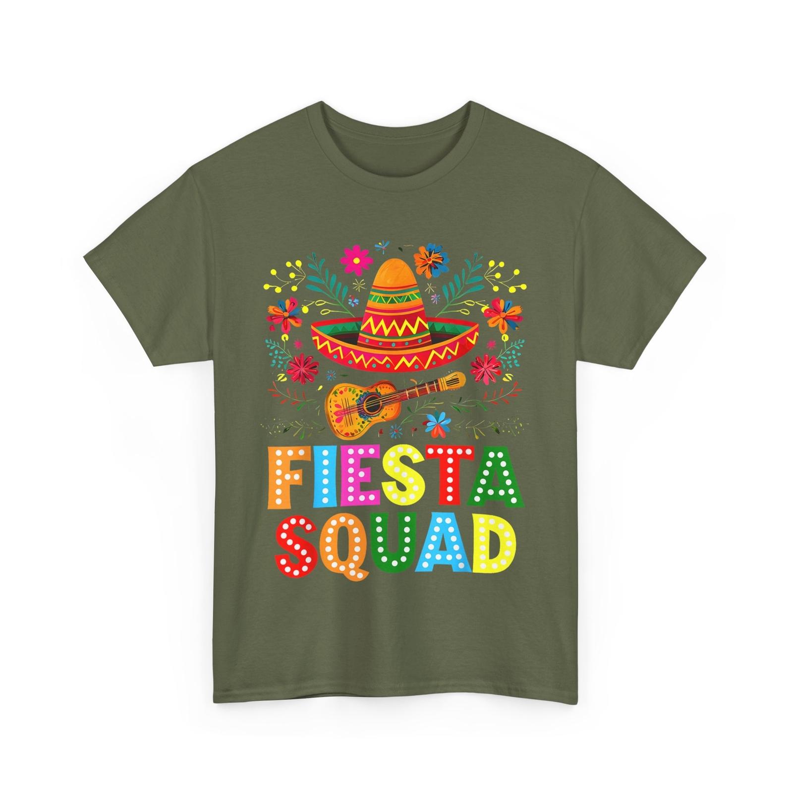 Fiesta Squad Cinco De Mayo Let s Fiesta Mexican Men T-Shirt XXL